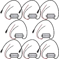 Vista 1 de Weewooday Convertidor impermeable de 12 V a 5 V DC-DC Buck Módulo Adaptador de corriente Micro USB Convertidor de corriente para automóvil Regulador