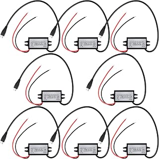 Weewooday 12v to 5v Dc-dc Buck Converter, 3a 15w, Micro USB, 8 Pieces