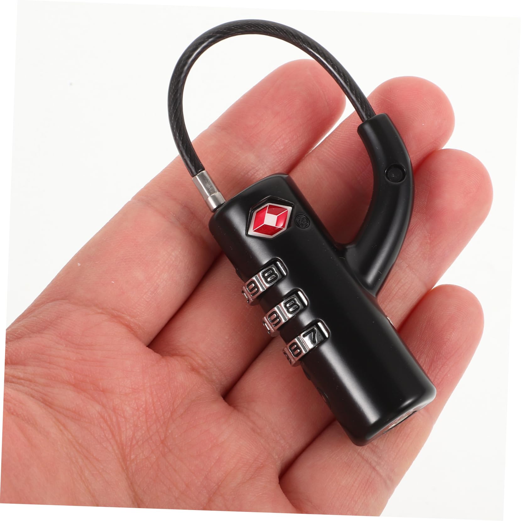 PartyKindom 3piezas Cerradura De Combinación Para Equipaje y Mochilas Candado De Seguridad Tsa Para Viajes Para Gimnasios y Almacenamiento De Pertenencias Diseño Duradero y Versátil