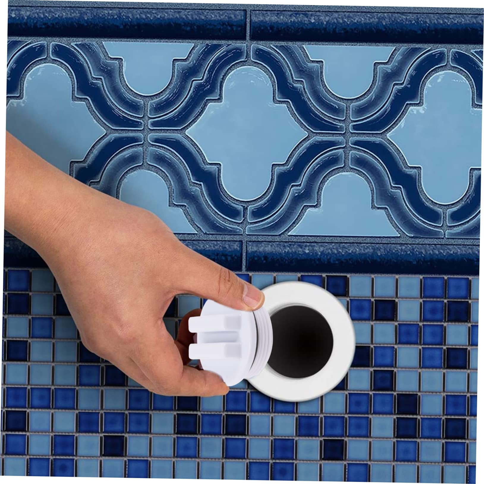 TOYANDONA 3 Ensembles Bouchons De Drainage À Vis pour Piscine De Bouchons De Étanches Accessoires Pratiques De Filtration pour Spa Et Piscine 6 Pièces * 3