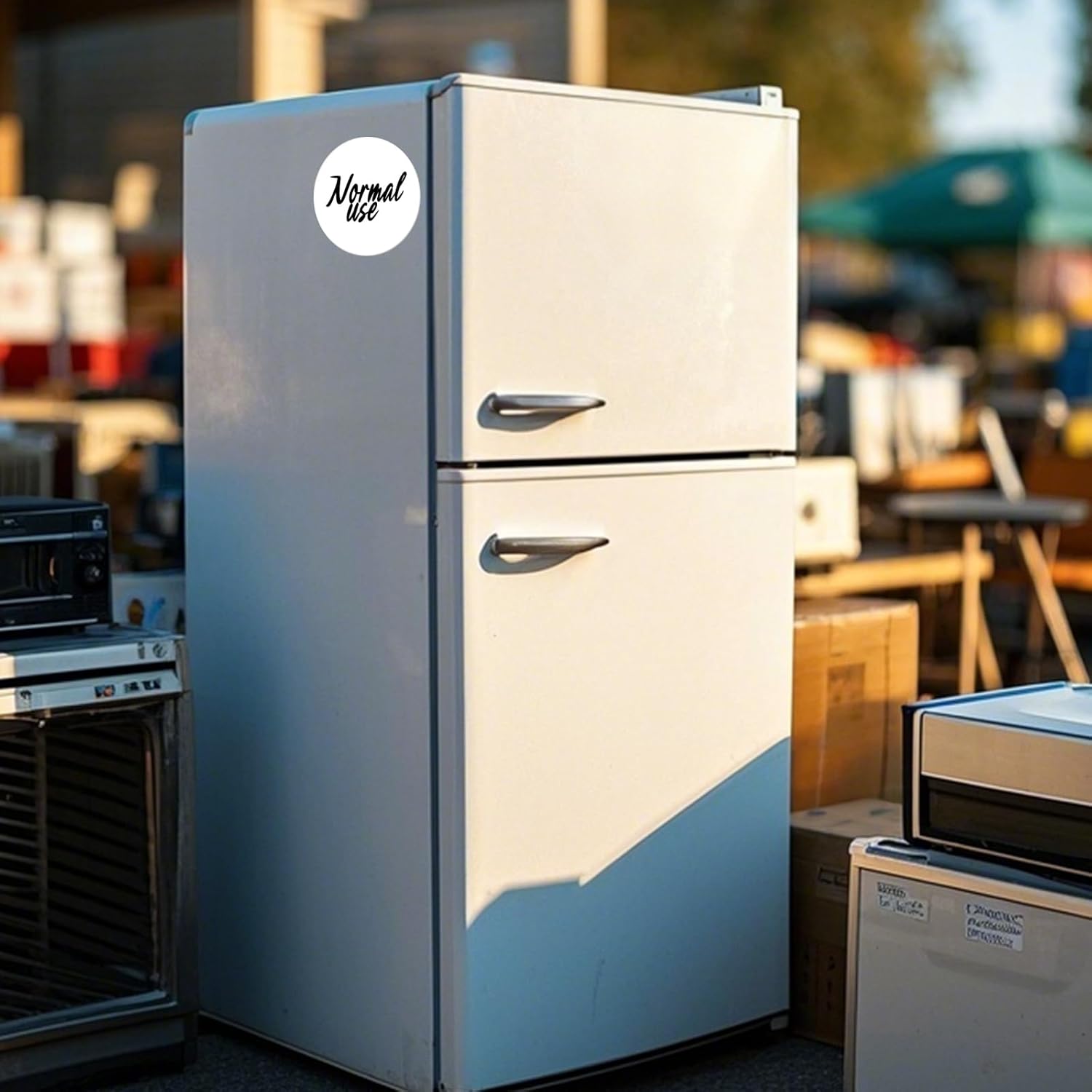 300 PCS Circle Stickers 4 Inch White Vinyl Floor Dots Sticker Removable Self-Adhesive Colored Large Round Label Roll for Marking Inventory Organizing Classroom Line Up Spots - Image 7