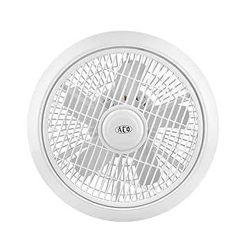 ACO?? Katrina Cabin Ceiling fan for Home and Office with Rotating Grill l Power Saving l Anti Rust Body (White)