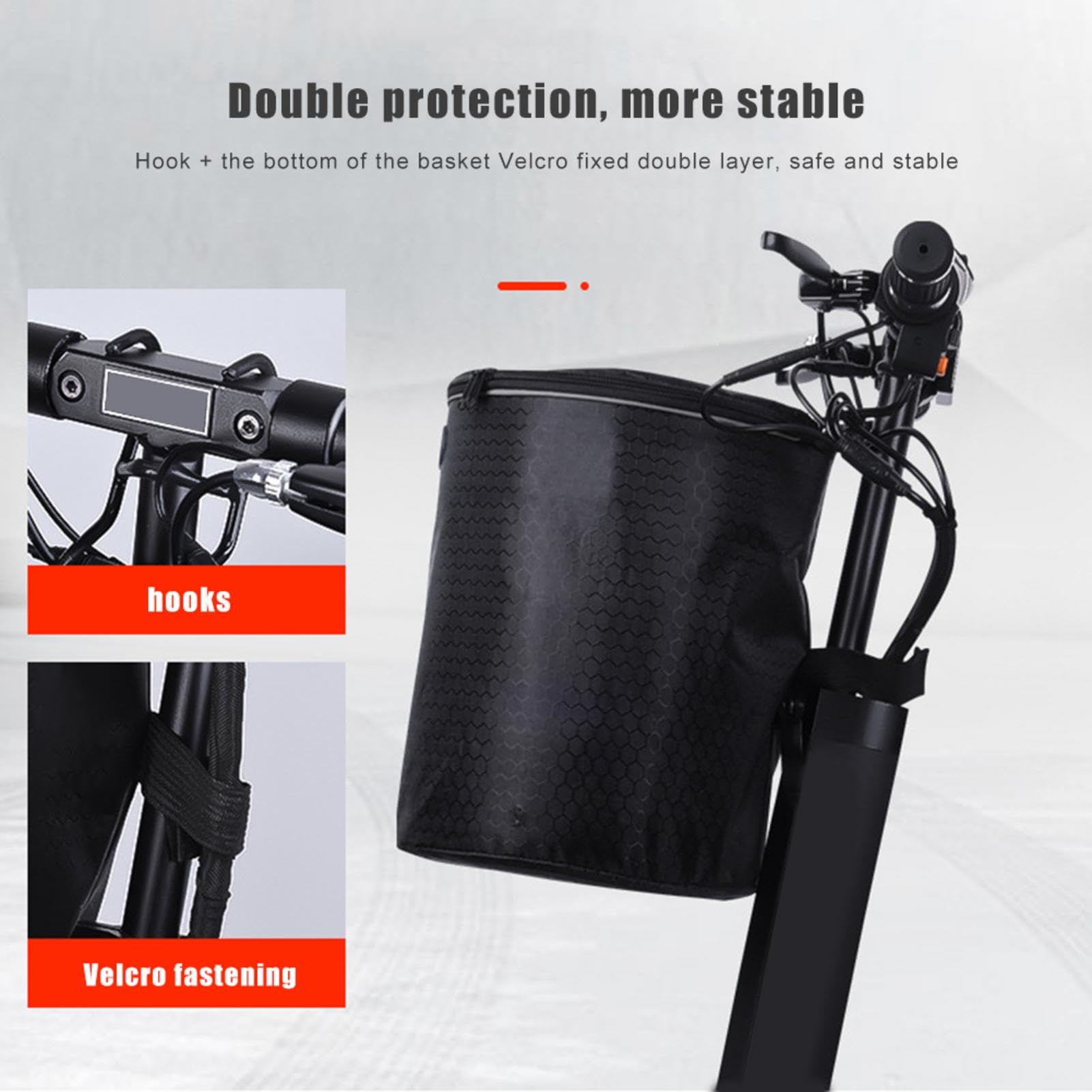 Panier Velo Sac De Guidon Pratique Pour Scooter électrique - Rangez Vos Affaires En Toute Simplicité Accessoire Trottinette électrique
