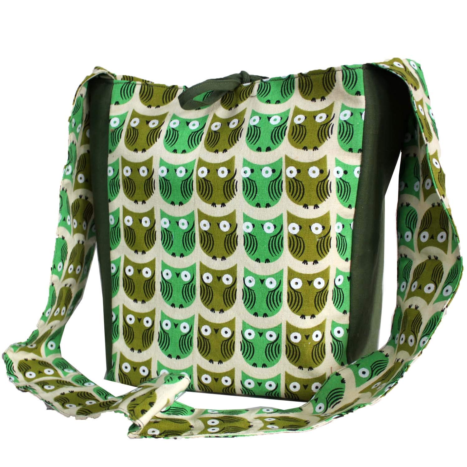 Dekor World 1 Piece Cotton Green Owl Printed Jhola Bag (Green; Pack of 1 Piece) for Girl, Boy, Men and Women (B07PT4GLW6) Amazon Price History, Amazon Price Tracker