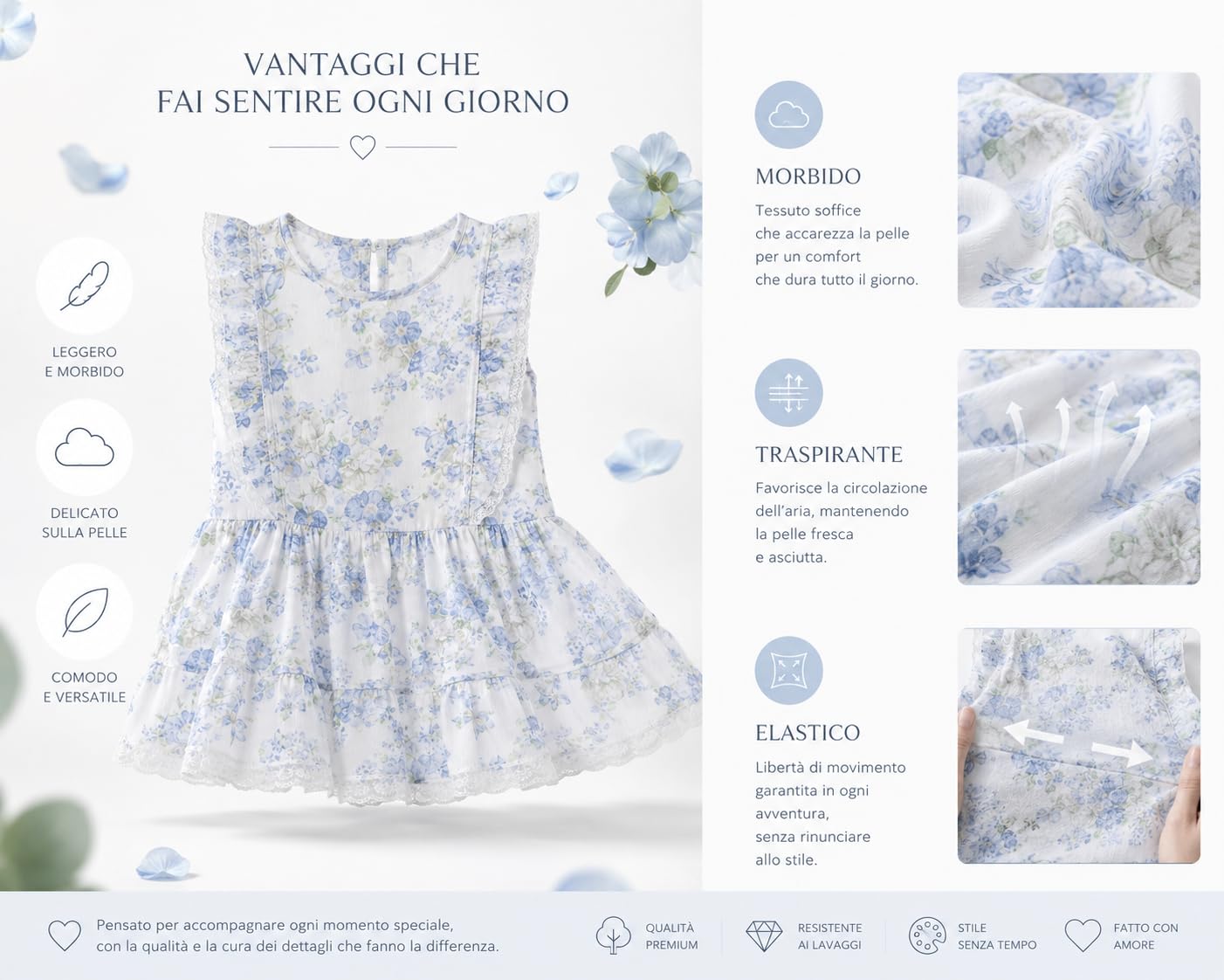 Mayoral Vestito Bambina Elegante Floreale con Farfalle, Volant e Pizzo, Manica ad Aletta, Girocollo, Chiusura Zip, Cerimonia e Occasioni Speciali, 3960