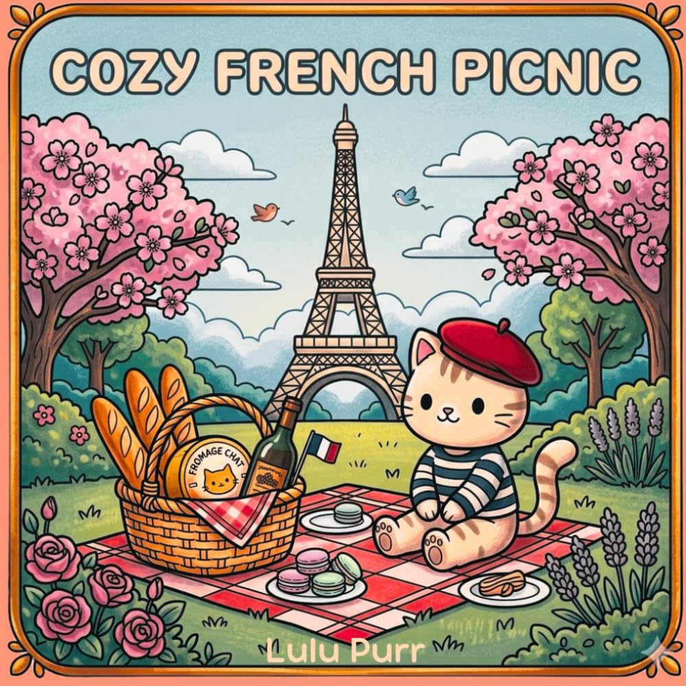 COZY FRENCH PICNIC: Adventures of a Little Cat in Paris
