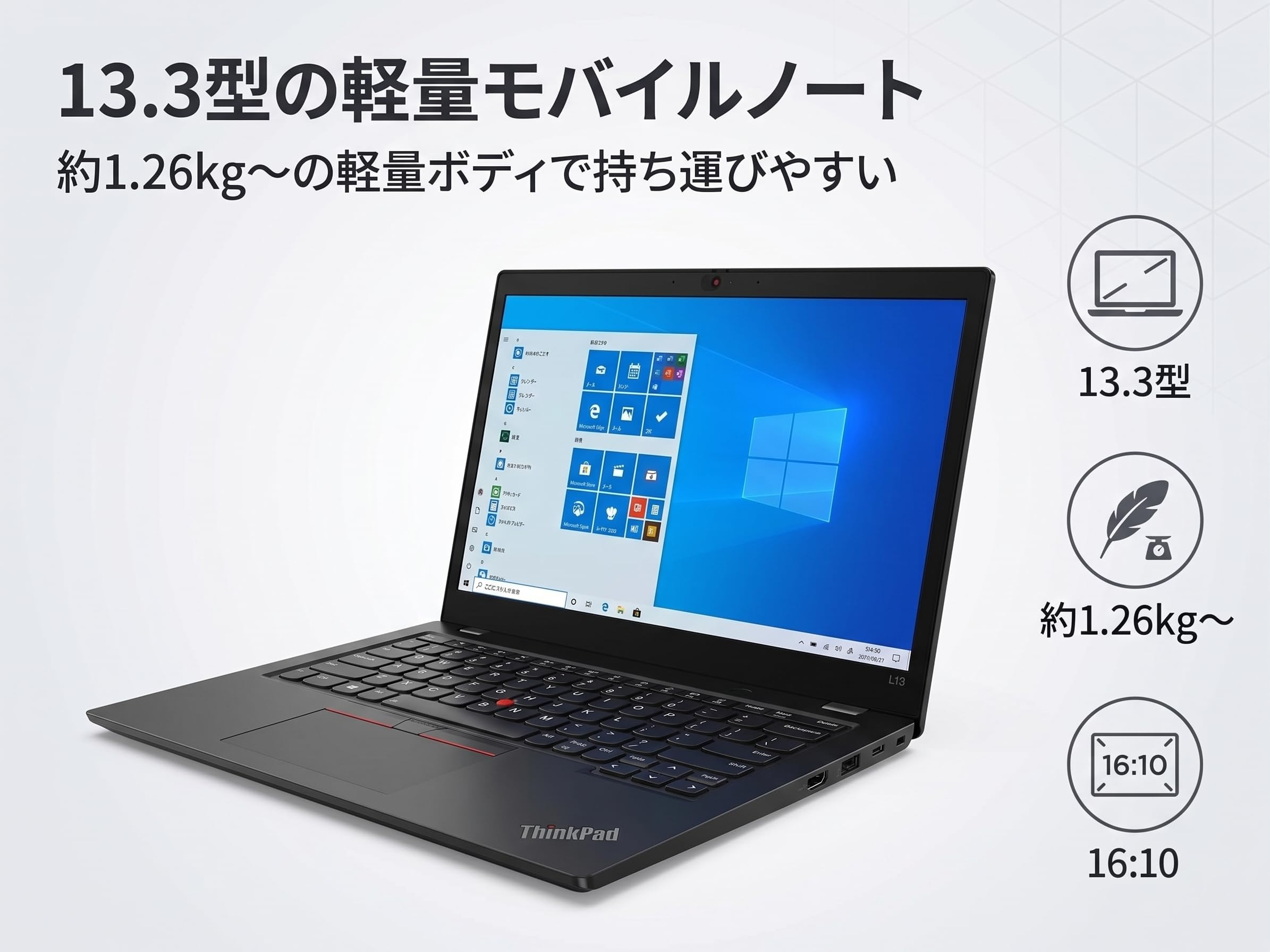 Amazon.co.jp: 【整備済み品】Lenovo ThinkPad L13 Gen 4 ノート