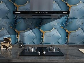 White Gray Marble Contact Paper Removable Grey Wallpaper Film Self-Adhesive Sticker Kitchen Peel Stick Backsplash Granite Tile Countertop Furniture Shelf Liner (60 * 200 CM) 81