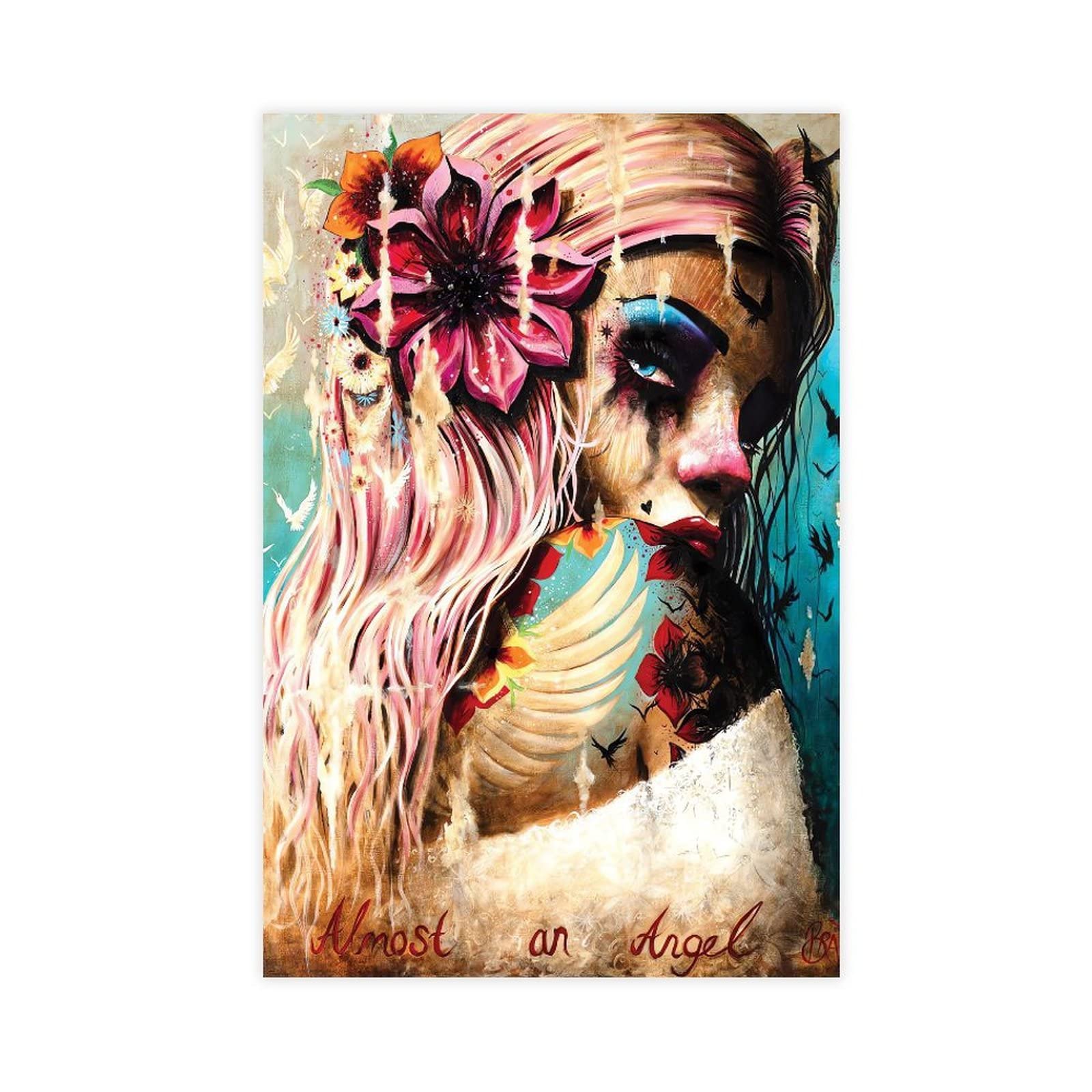 WFKLMSL Terry Bradley's Work Artist Oil Painting Aesthetic 114 Canvas Poster Wall Art Decor Print Picture Paintings for Living Room Bedroom Decoration Unframe-style 24x36inch(60x90cm)