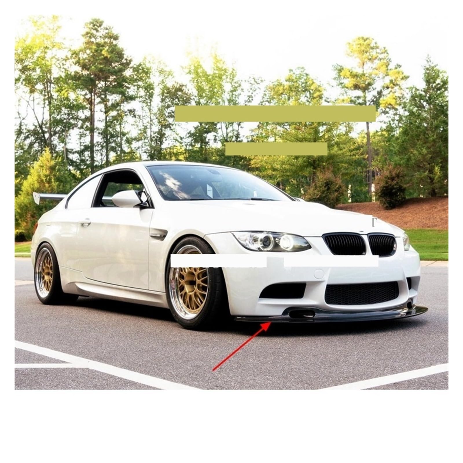 Amazon | 1 個 BMW BMW E92 クーペ E93 リアルカーボン繊維カー