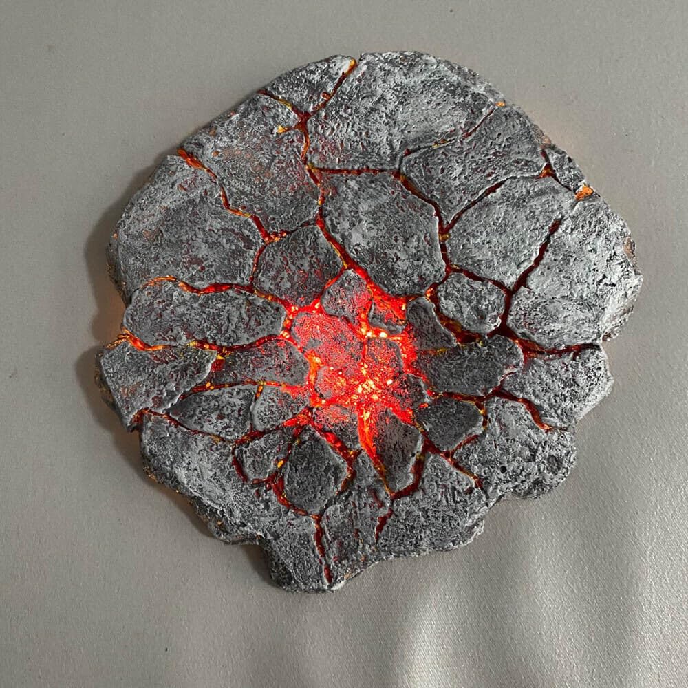 Amazon.com: 1PC LED Light Figure Scene Battle Platform Magma Base
