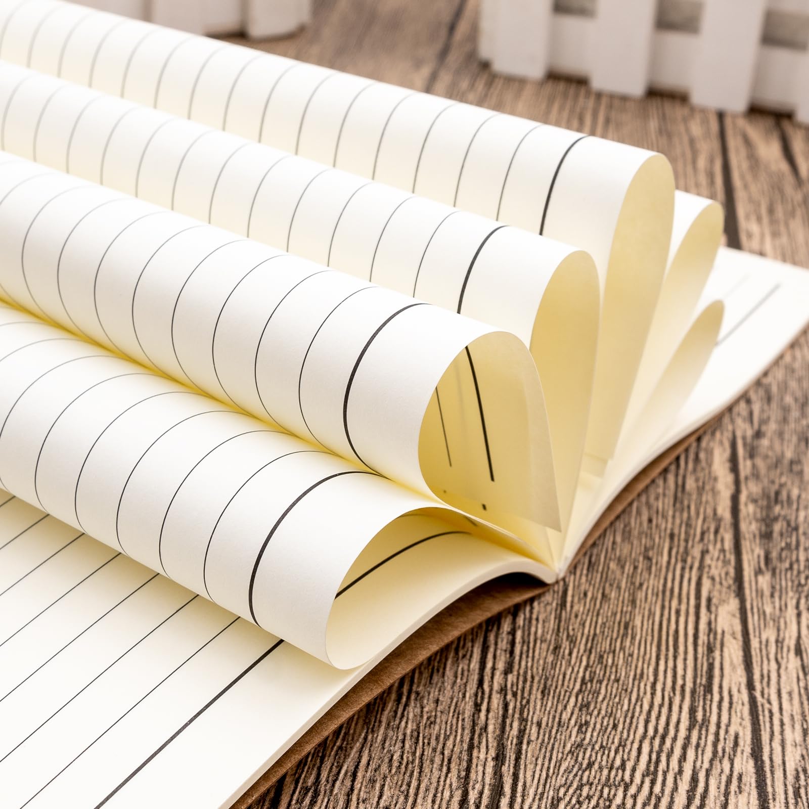 LYCN 30pcs Kraft Notebooks A5 Bulk,Small Brown Lined Notepads - Image 4