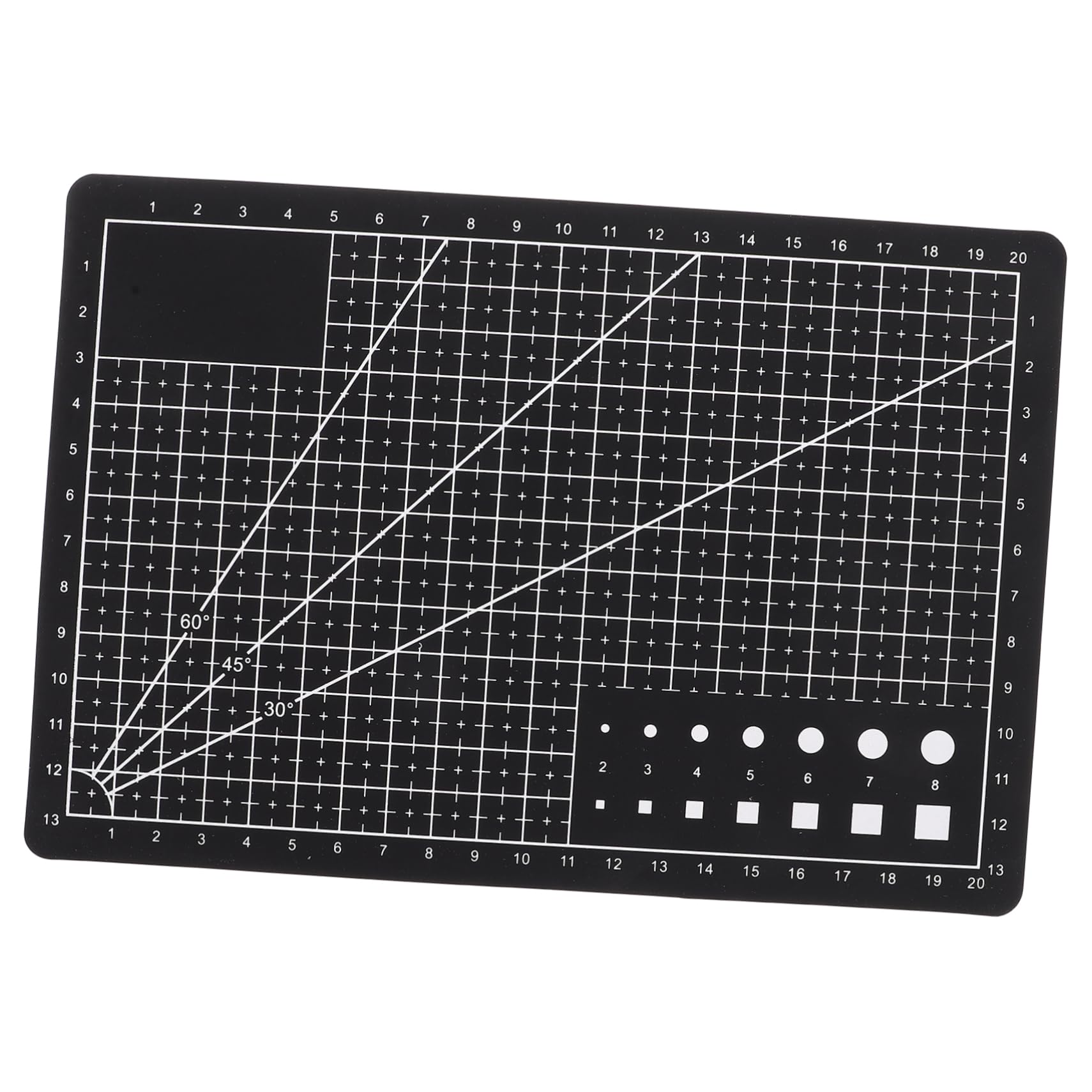 KALLORY Double Sided Cutting Mat Black Quilting Tools Sewing Mat Cutting Pad for Crafts