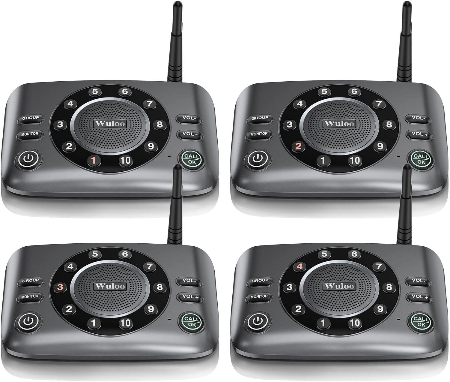 Amazon.com: Intercoms Wireless for Home - Full Duplex Wireless Intercom ...