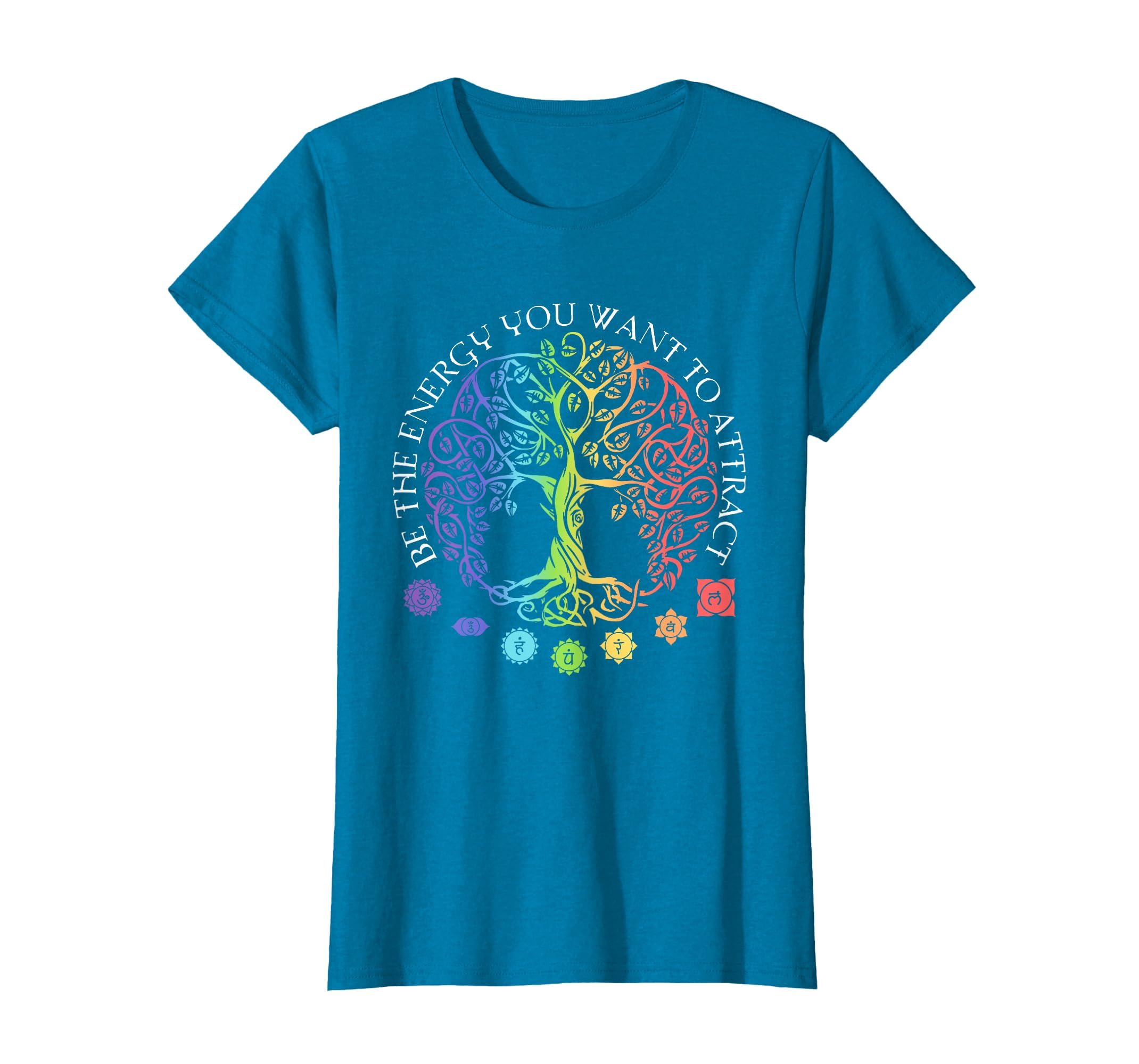 Chakra Tree of Life Mandala Zen Yoga Om Symbol Buddhism T-Shirt