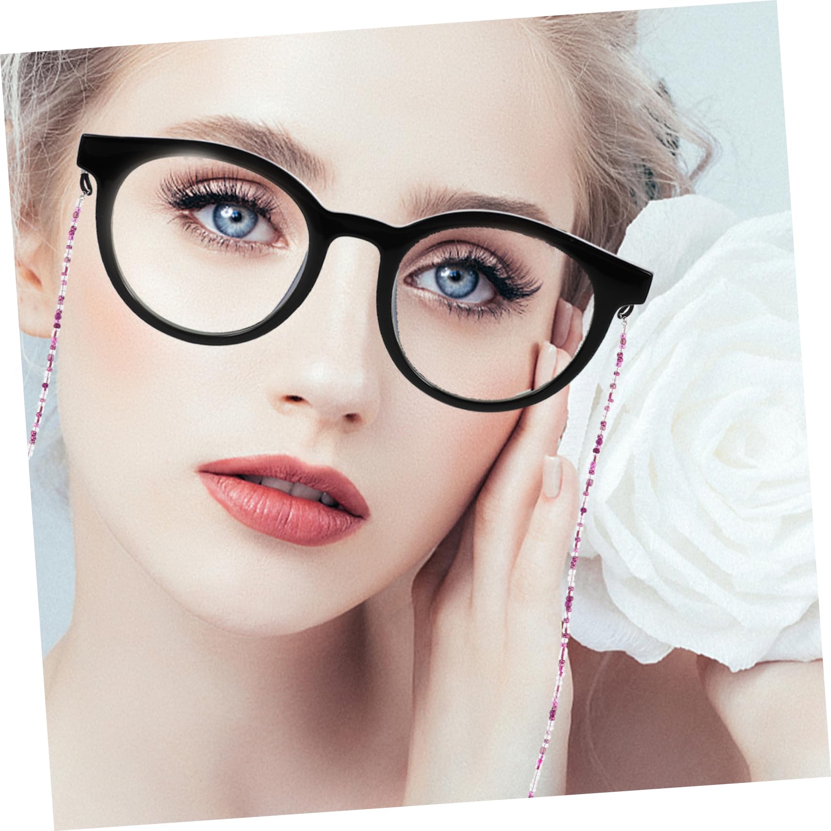 FRCOLOR Cadena Para Gafas Ajustable Elegante Azul Para Mujer Con Cordón Para Gafas De Sol Cuerda Para Gafas Para Hombre
