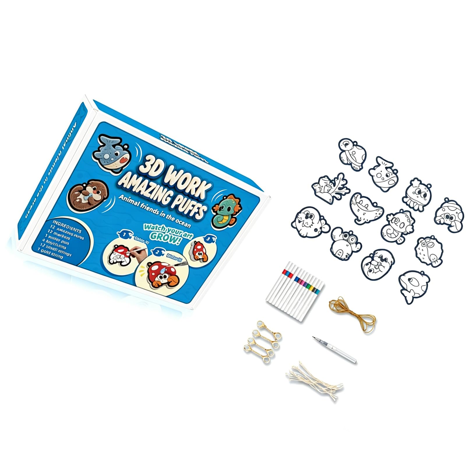 Artistic Wood Pulp Sponge Combines Cleaning Function with Creative Expression for Youngsters Fun Draw Sponge for Kids