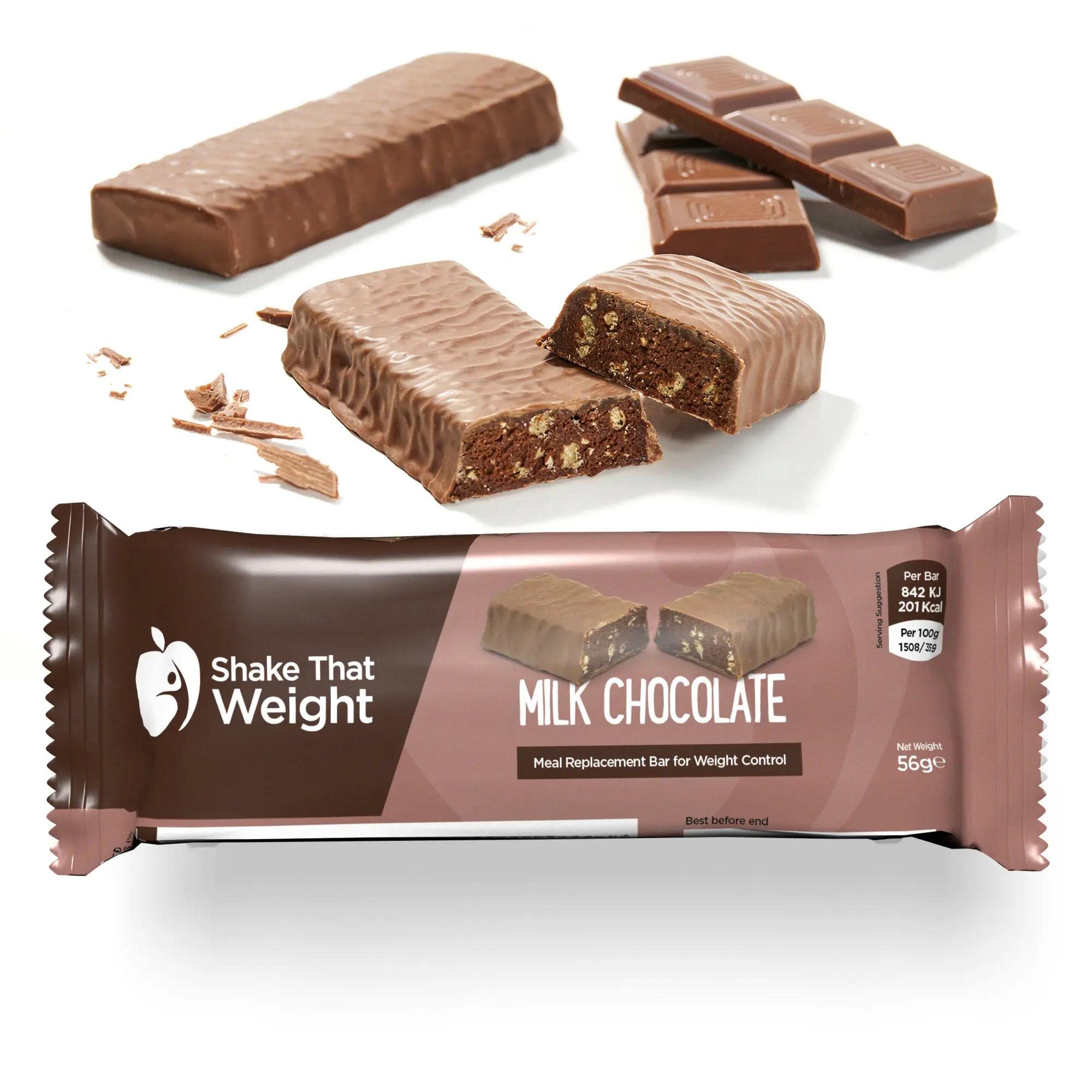 Milk Chocolate High Protein Meal Replacement Diet Bar - Shake That Weight