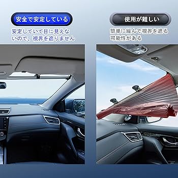 Amazon.co.jp: シンシェード、サンシェード ロール式、車サンシェード
