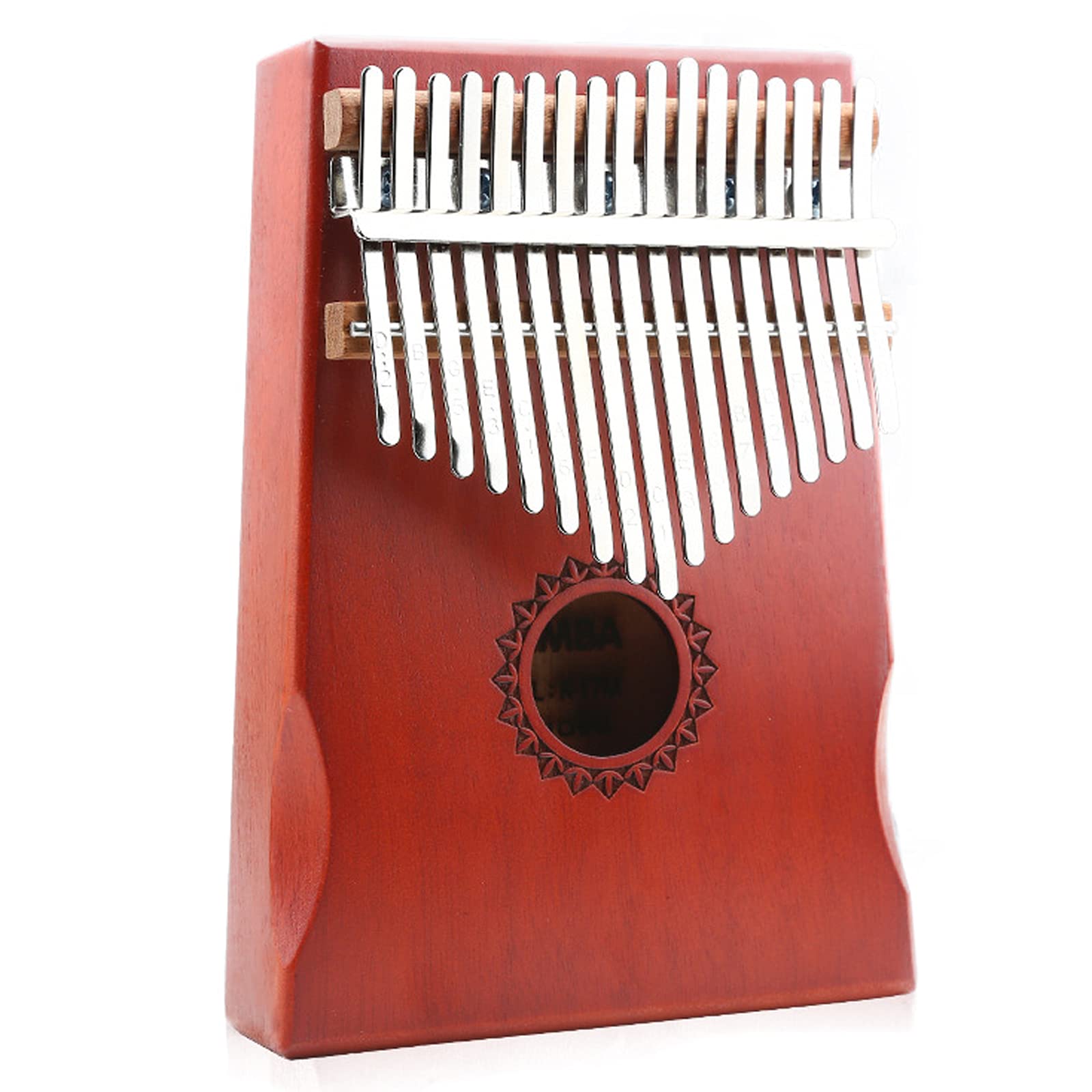 Kalimba 17 Clés, Kalimba pour Pouce, Piano à Doigt Mini Instrument de Piano Kalimba pour Le Pouce, Marteau d'accord, Sac de Transport