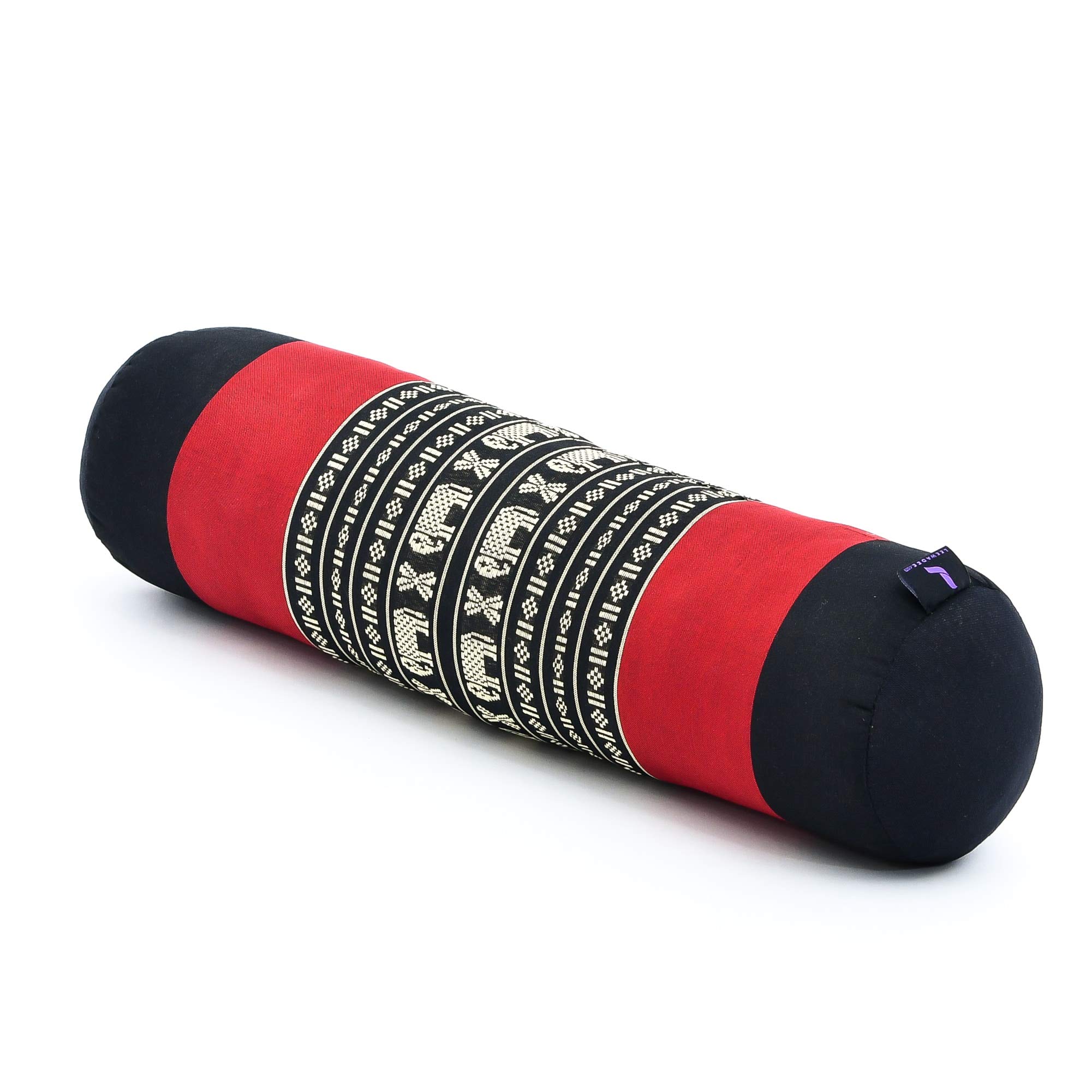 Leewadee Small Yoga Bolster – Shape-Retaining Cervical Neck Roll, Tube Pillow for Comfortable Reading, Kapok Filling, 22 x 6 x 6 inches