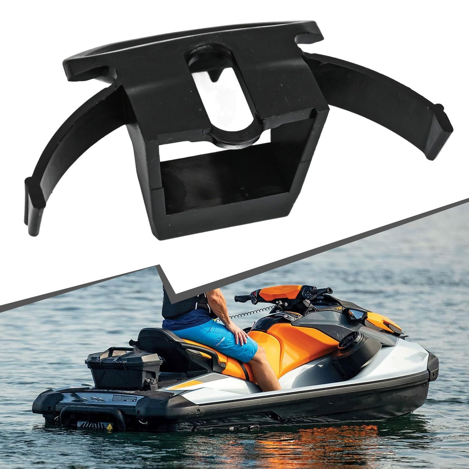 Caja de almacenamiento con pestillo de guantera, cierre de compartimento marino, pieza de repuesto directo para Sea-Doo Gtx para RXT para WAKE Pro Fish Pro con número OEM 264000133