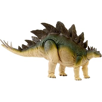 Mattel Jurassic World JCH08 Hammond Collection Stegosaurus Children's Figure, Dinosaur Toy, Moving, Large, Total Length: Appr