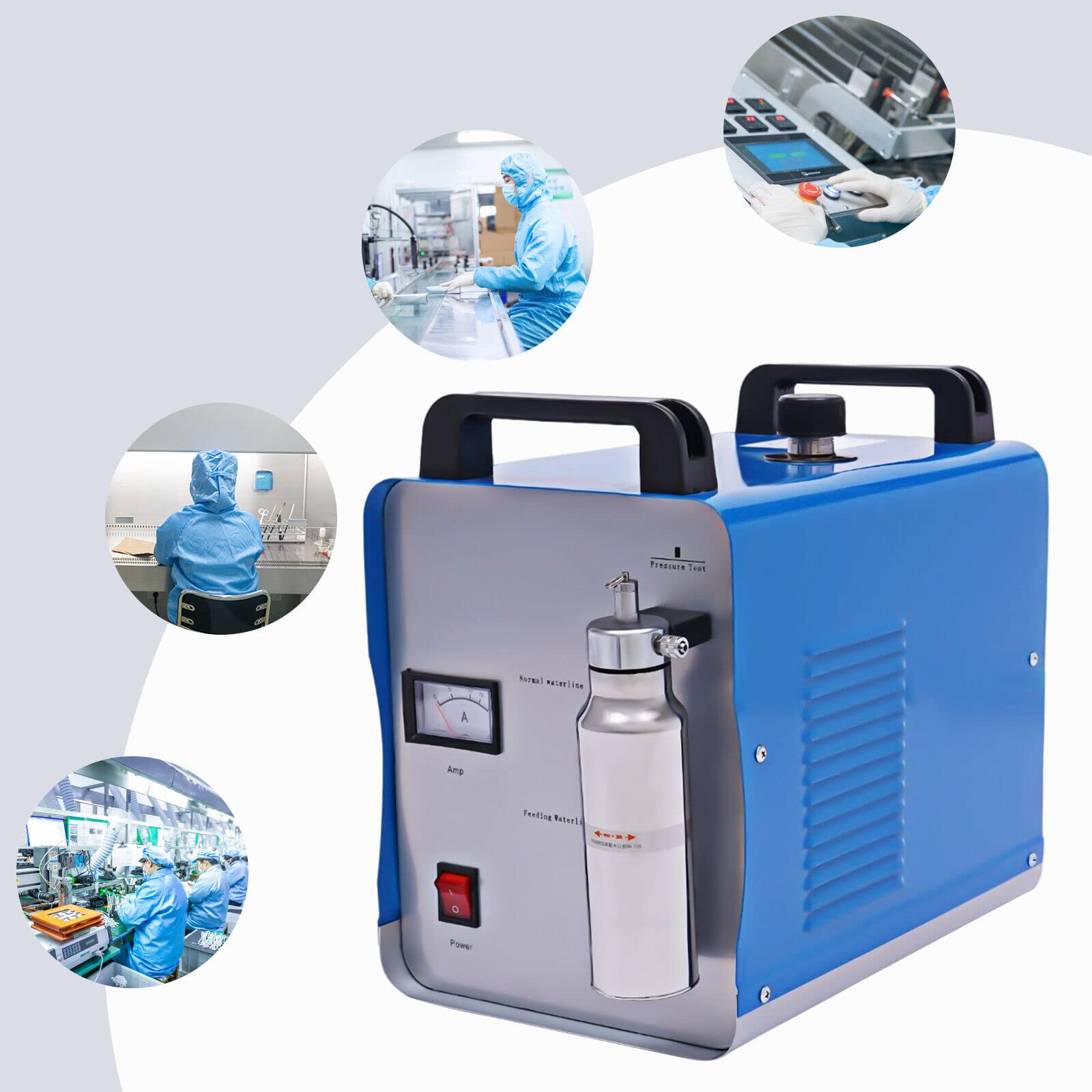 400W H160 Sauerstoff-Wasserstoff, Gasgenerator-Polierer, Gasflammengenerator, Acryl-Polierer, H160 Sauerstoff-Wasserstoff HHO, 95/75L + Brenner. (H160)