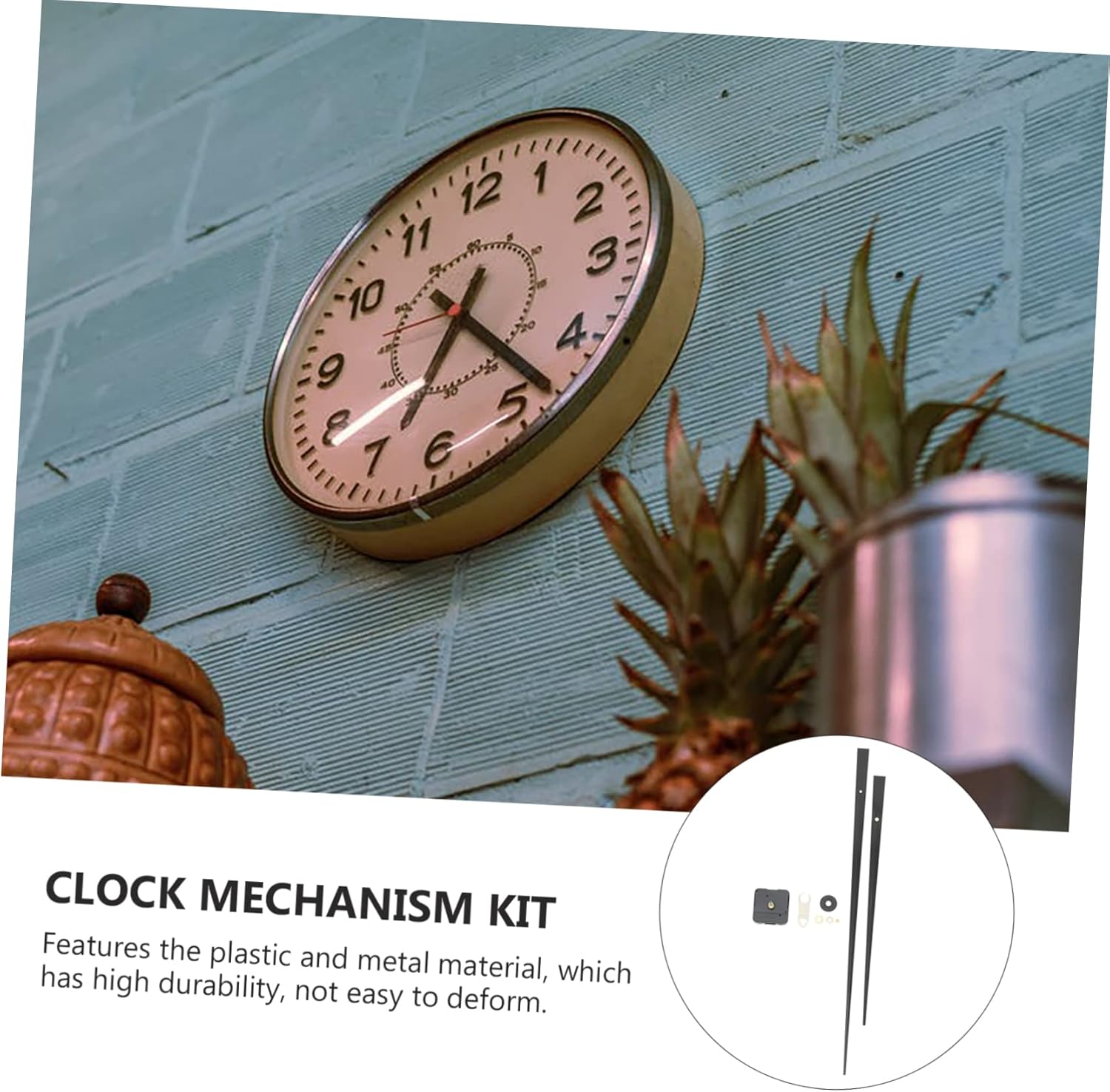 Hemoton 3sets High Torque Clock Movement Mechanism for Clock Repair Mechanism Replacement Parts