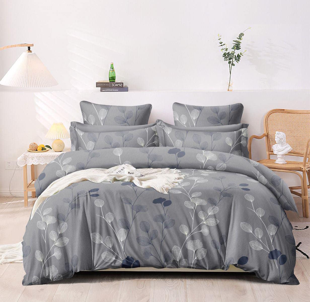 See full amazon price history chart for SOLO DESIRE Super King Size Elastic Fitted Bedsheet Floral Print with 2 Pillow Cover Fits Upto 72 * 78 inch+10 inch Mattress (Super King, Grey-Flower) SOLO DESIRE Super King Size Elastic Fitted Bedsheet Floral Print with 2 Pillow Cover Fits Upto 72 * 78 inch+10 inch Mattress (Super King, Grey-Flower) (B0BR1LSK8Z) Amazon Price History, Amazon Price Tracker