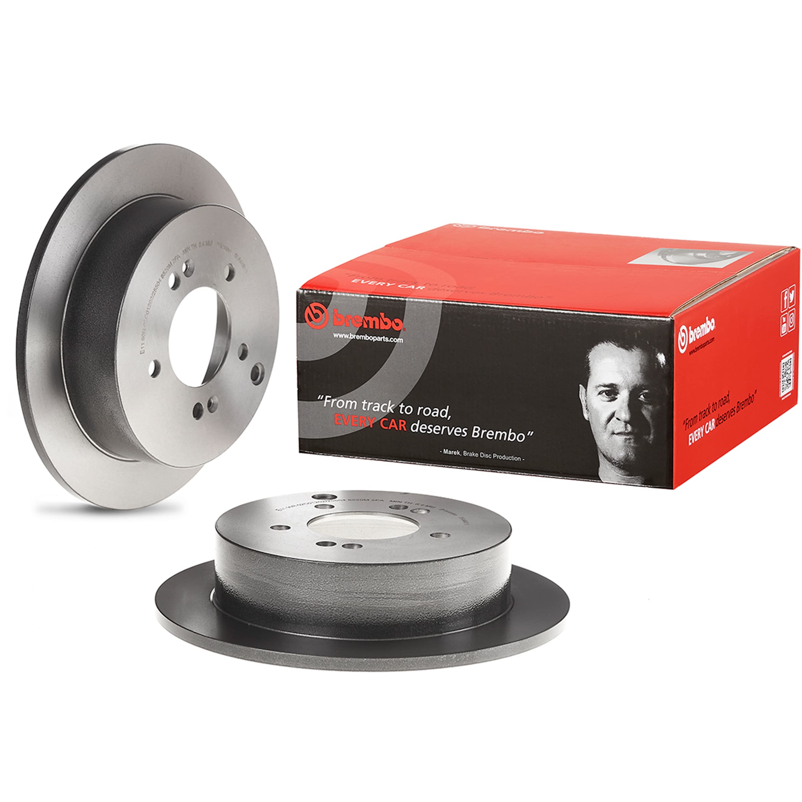 BREMBO Bremsscheibe COATED DISC LINE hinten rechts links voll 290mm Produktbeschreibung