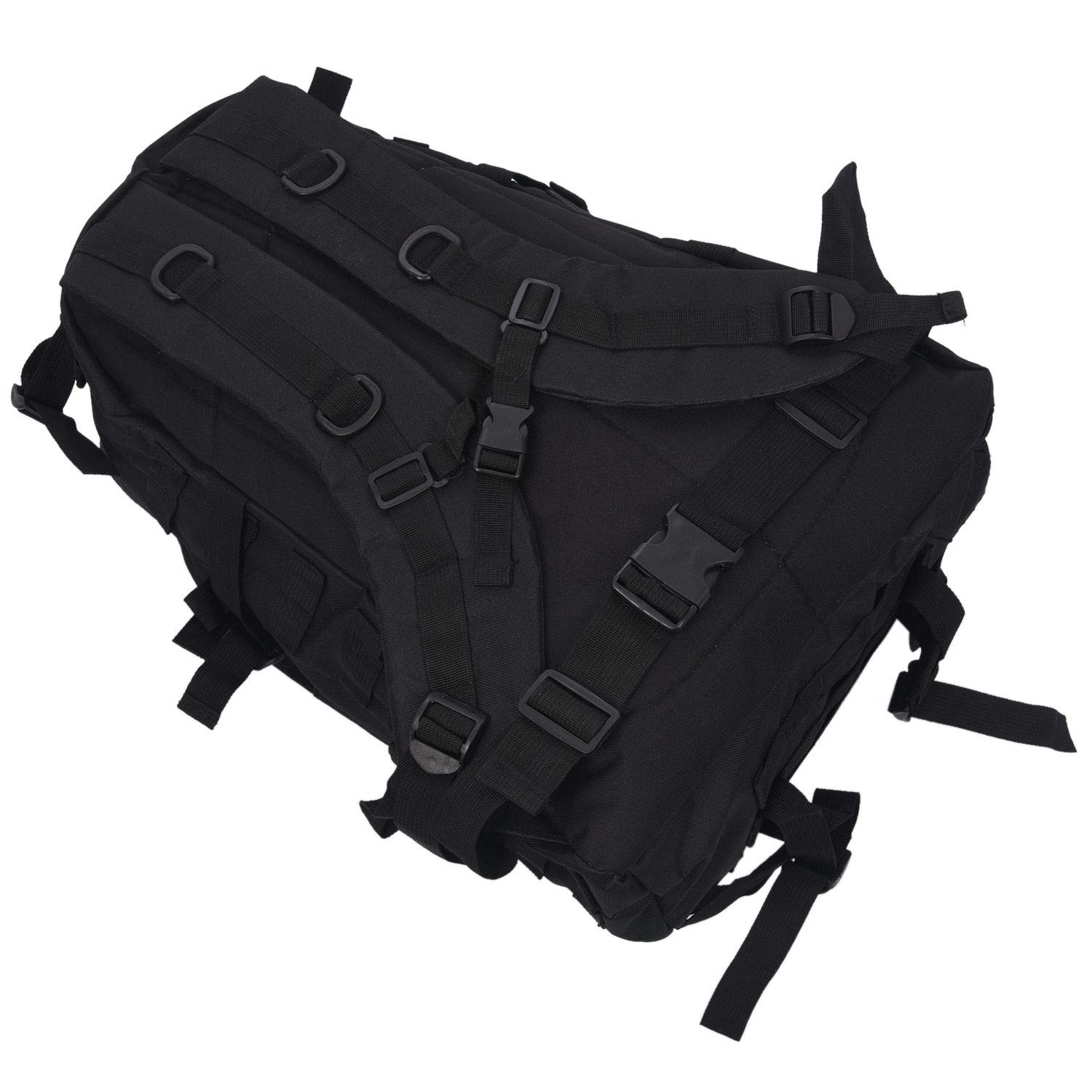 Outdoorowy plecak wojskowy 40 l, 600D, wodoszczelny, z tkaniny Oxford, torba taktyczna, kamuflaż, sport, podróże, wędrówki, torba czarna