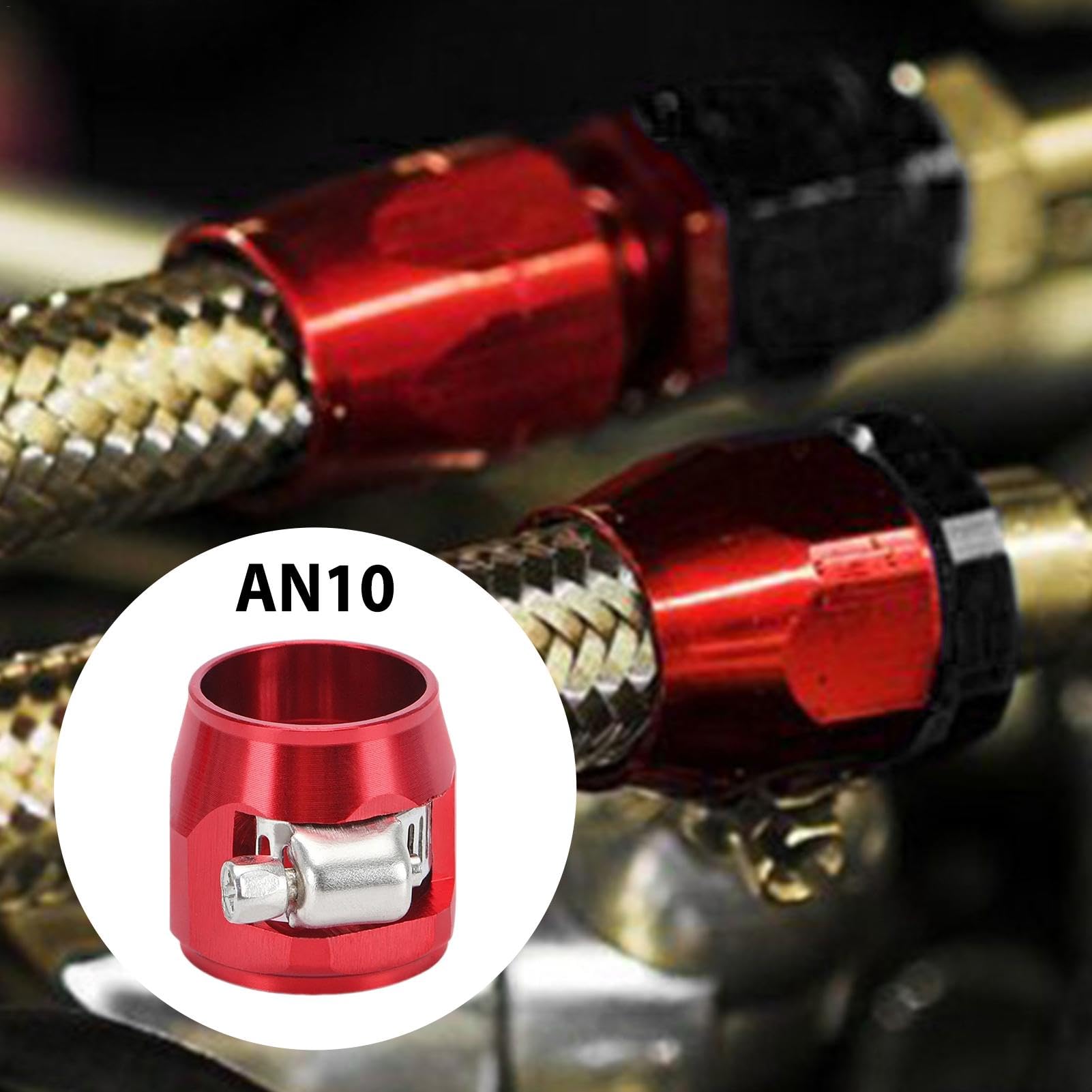 Raccordo per tubo dell'acqua in alluminio, clip di ricambio per tubo dell'olio del radiatore | Accessori di modifica, raccordo per tubo, lunga durata per tubo in gomma