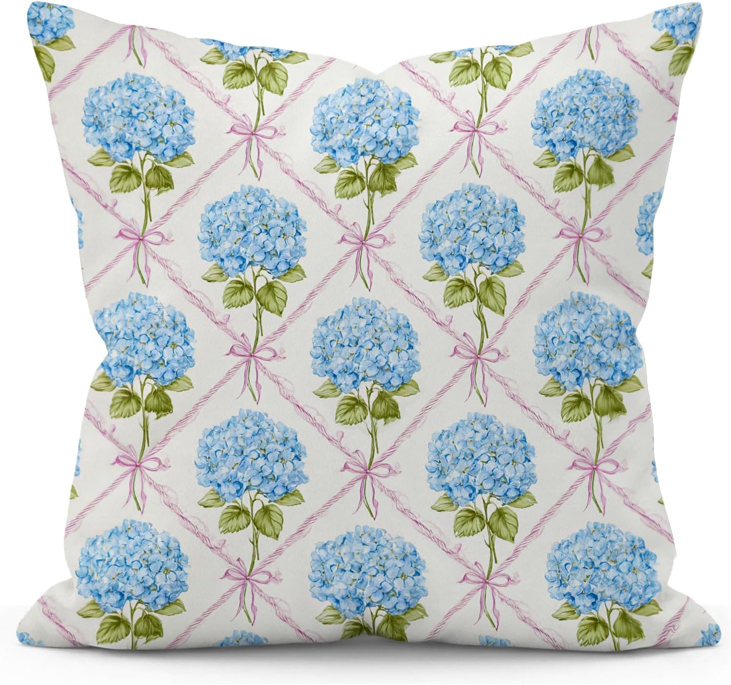 YOU FOUND ME Boho Throw Pillow Covers 18x18 Inch, Vintage Bohemian Carpet Print Pillowcase, Soft Decorative Cushion Cover for Couch Sofa Bedroom Living Room Decor (Green&Beige)