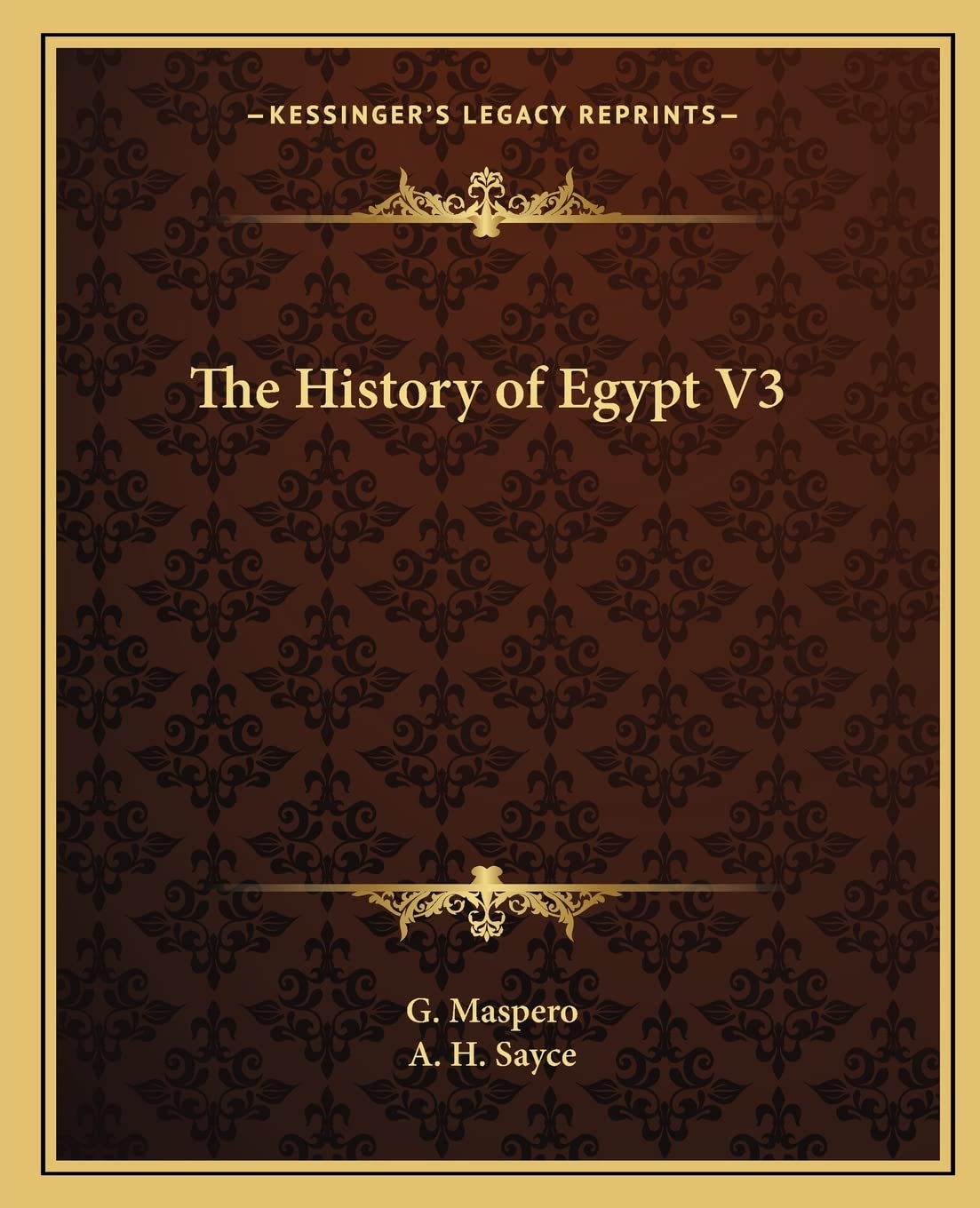 The History of Egypt V3