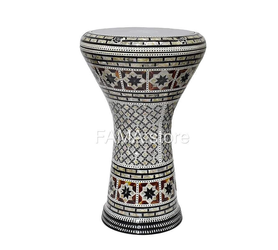 美品　GAWHARET EL FAN ダラブッカ　ヘッドMITTELLO 美品 GAWHARET EL FAN ダラブッカ ヘッドMITTELLO エジプト製