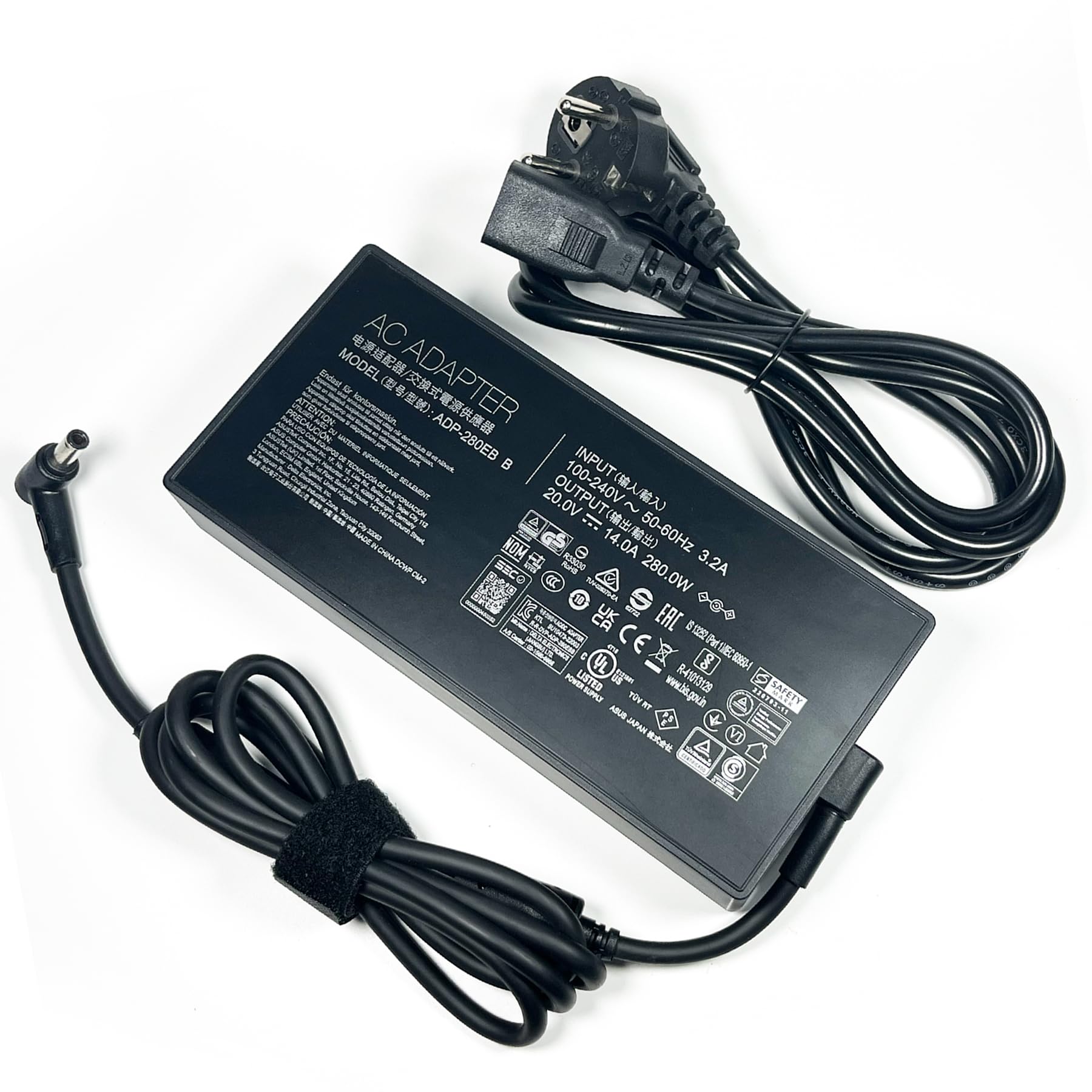 Zasilacz 280 W 14 A 20 V ADP-280EB B B AC do Asus ROG Strix G15 G17 G513R G513Q G713R G713Q Scar 15 17 G532L G533Z G731G G531G 70 W 03G Gaming Zasilacz do laptopa