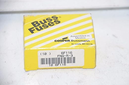 Bussmann FNQ-R-3 CC-Tron FNQR3 Fuse Cooper (Pack of 10)
