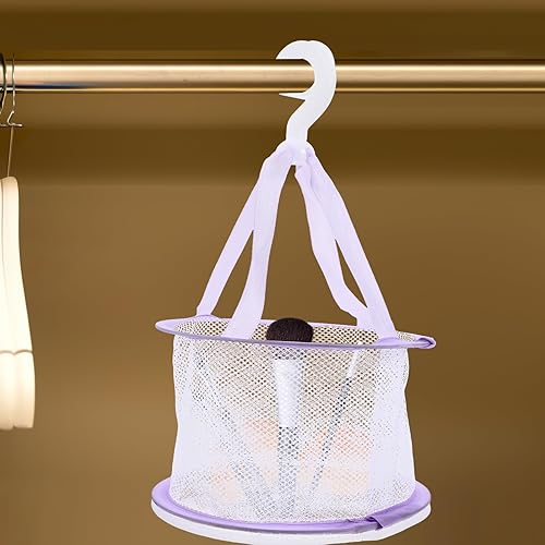 Miniatura 9 de Luxshiny Red de secado de huevos de belleza Tendedero de secado de ropa Secador de ropa Cesta de secado de malla de secado Cesta de malla colgante