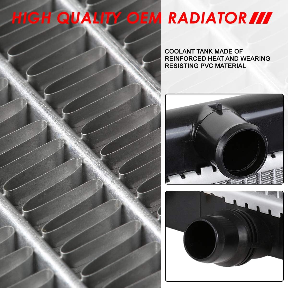 Auto Dynasty Radiator Compatible with 2004-2005 Acura TSX AT, DPI 2680 Factory Style 1-Row Cooling Radiator, Aluminum Core