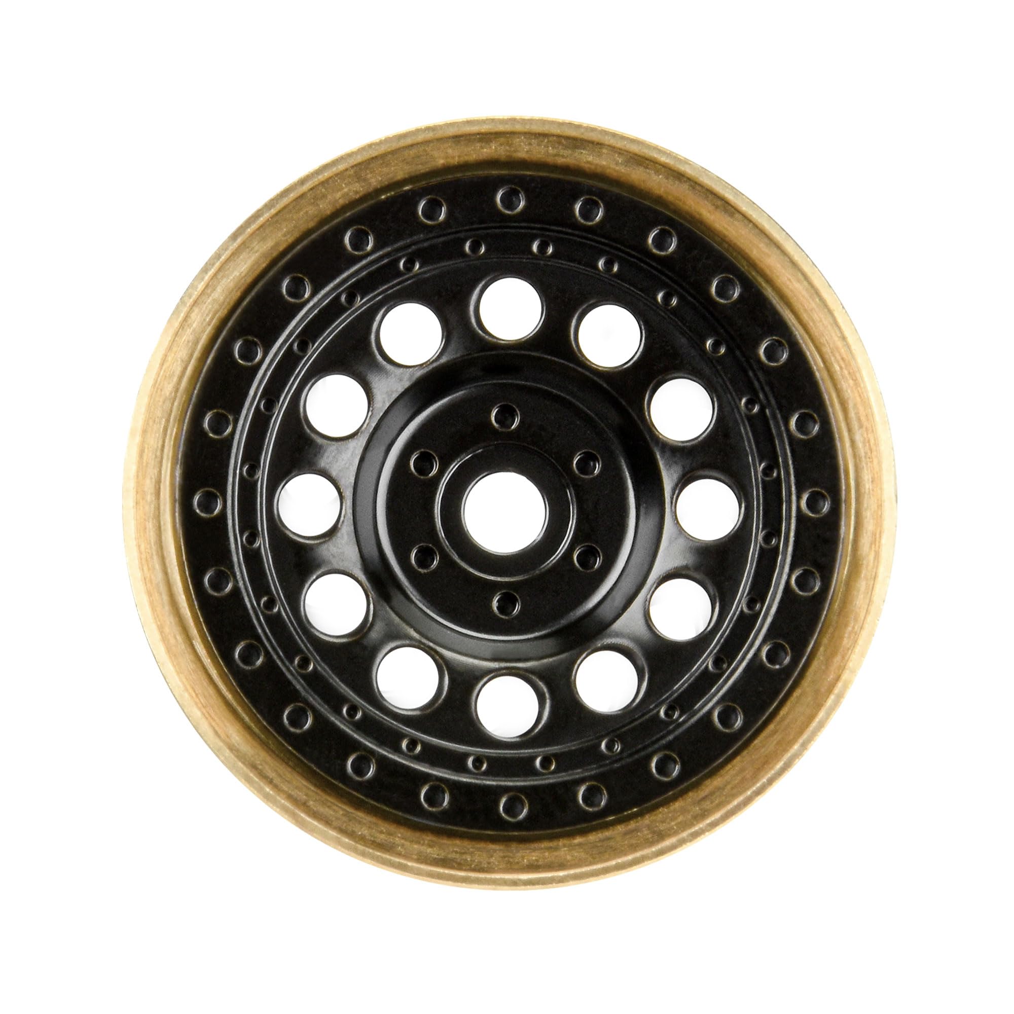 Pro-line Racing 1/24 Rock Shooter Brass F/R 1.0" 7mm Crawler Wheels 2 Black PRO281200