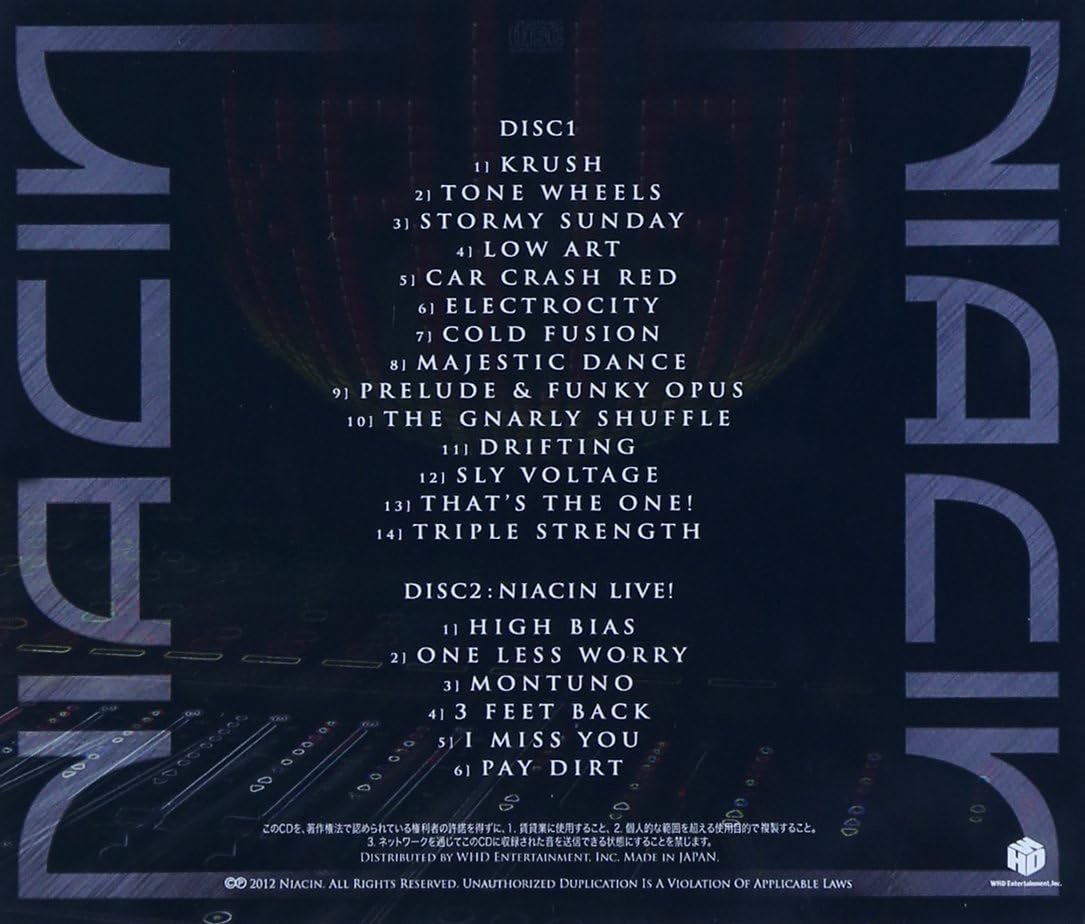 BILLY SHEEHAN DENNIS CHAMBERS JOHN NOVELLO NIAC - Krush  (Japan Expanded Edition) - Disque CD