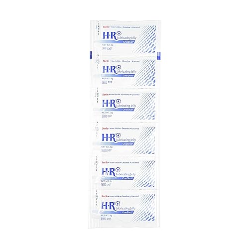 Miniatura 5 de HR Pharma Paquete de gelatina lubricante bacteriostática estéril Oneshot para inserción de catéter, antirozaduras y uso personal, lubricante soluble