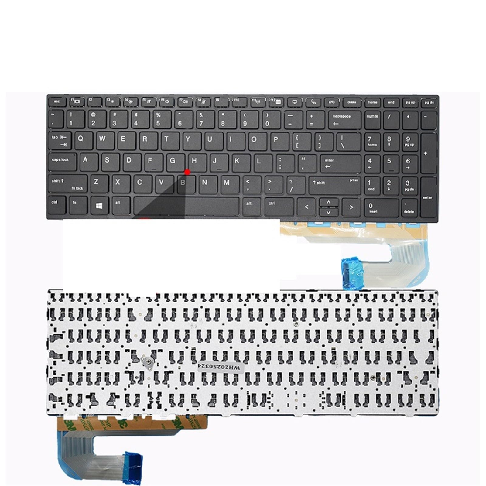 Clavier russe espagnol rétroéclairage HPM17B7 HP EliteBook 855 G5