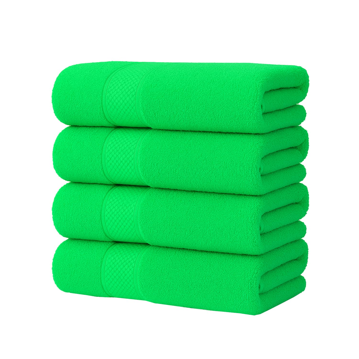 Hieftan Cotton Hand Towels, Pack of 4 (50x80 cm) 100% Soft Highly Absorbent Bath & Guest Towels for Bathroom, Spa, Hotel, Gym, Kitchen & Yoga
