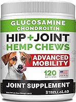 Vista 14 de STRELLALAB Suplementos de salud y bienestar para perros, diversas fórmulas y beneficios - Suplemento de cadera y articulaciones de cáñamo