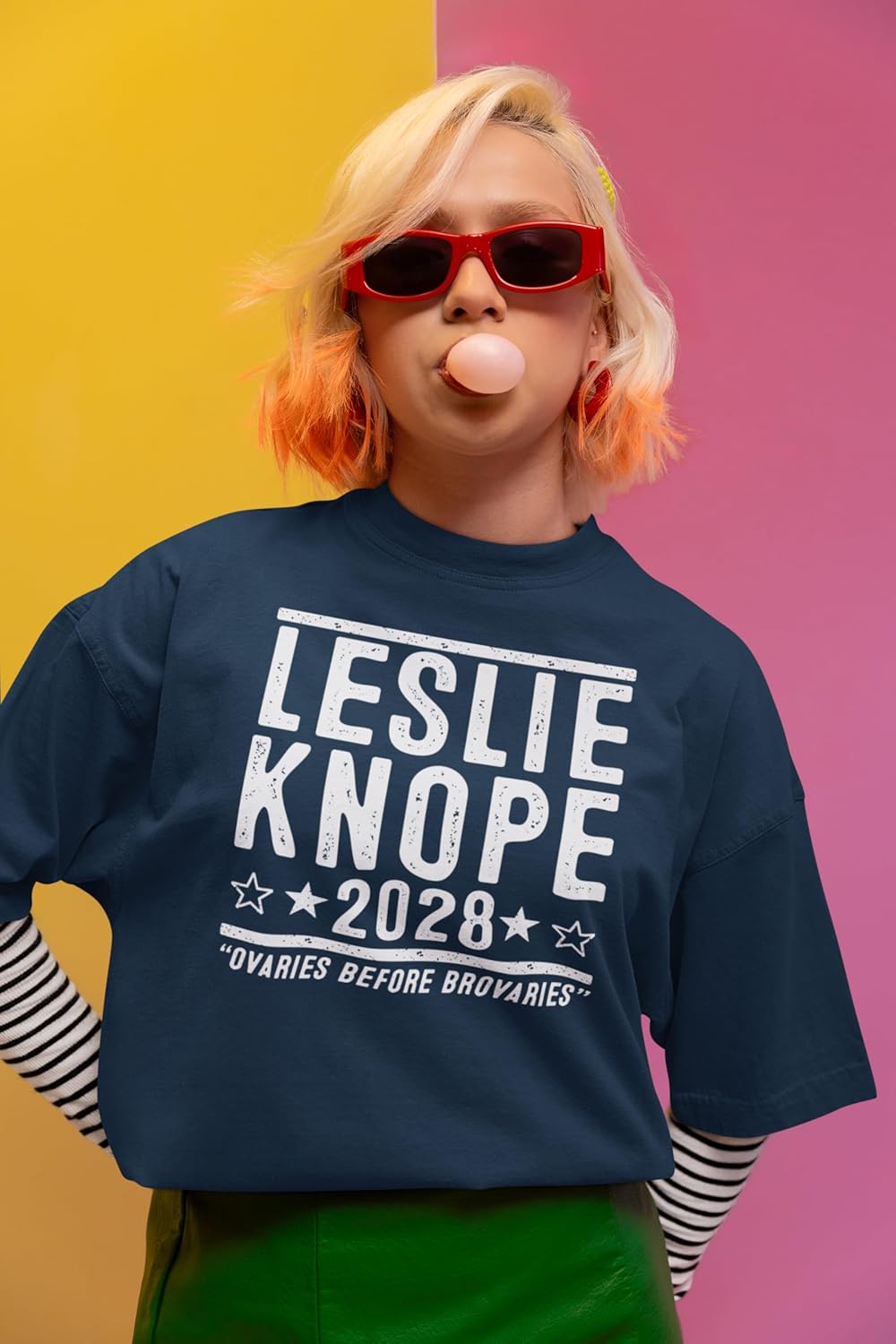 Leslie Knope 2028 - Funny 2000s Comedy Womens Girl boss Humor Xs-6x - 3 Colors Soft - Unisex Tee