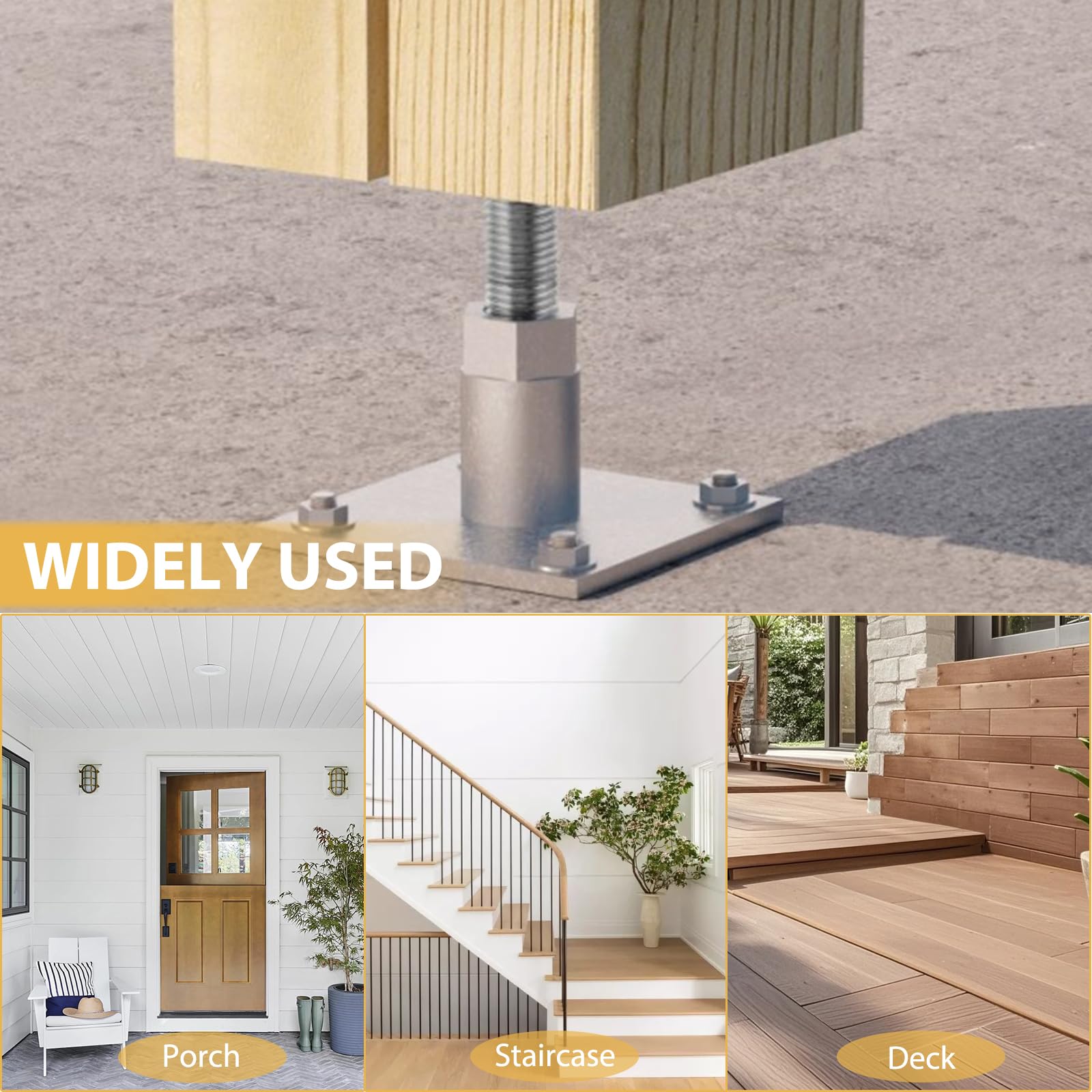 Supporto Per Pali Quadrati 100x100 - Foto 8