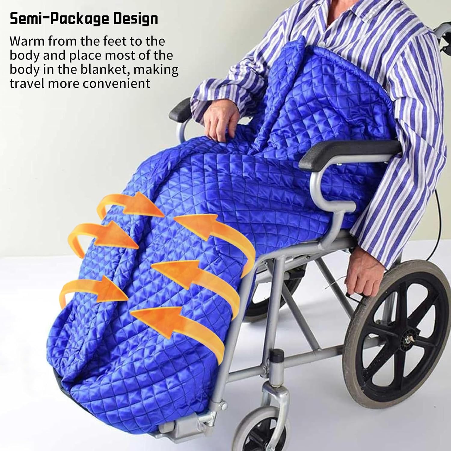 Funda para Silla de Ruedas, Manta para Silla de Ruedas, Forro Polar, cálida y acogedora, para piernas, Ajuste Universal para sillas de Ruedas eléctricas y manuales para Adultos