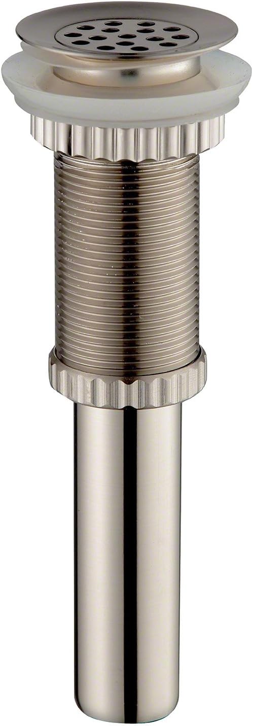 Kraus Grid Style Drain Satin Nickel